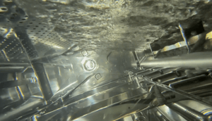 Inside washing chamber
